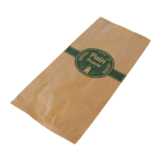 SAC PAIN TRANCHE KRAFT BRUN -160+100X340 MM - VERT