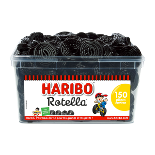 BONBON GELIFIES ROTELLA HARIBO TUBO 150 PIECES/1