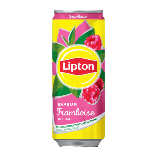 LIPTON® ICE TEA FRAMBOISE - CANETTE SLIM 33 CL / 24