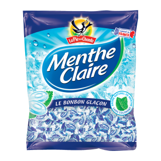 BONBON MENTHE CLAIRE LA PIE QUI CHANTE SACHET 124G/12