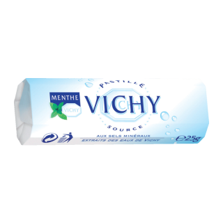 BONBON VICHY MENTHE ETUI 25G /24