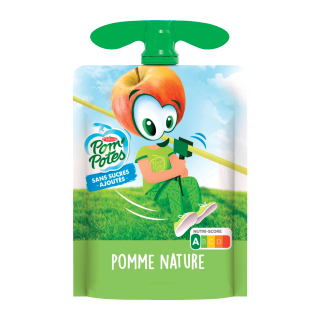 POM'POTES SANS SUCRES AJOUTÉS POMME POM'POTES GOURDE90G /18