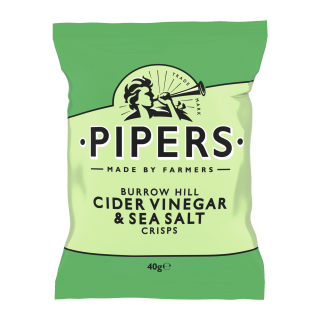 PIPERS CIDER VINEGAR & SEA SALT 40G/24