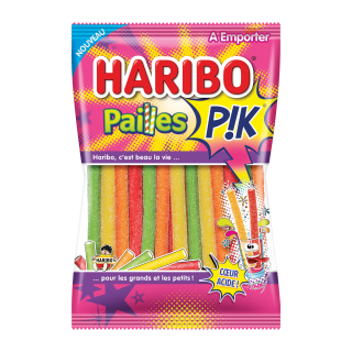 BONBON PAILLE PIK HARIBO SACHET 90G/30 