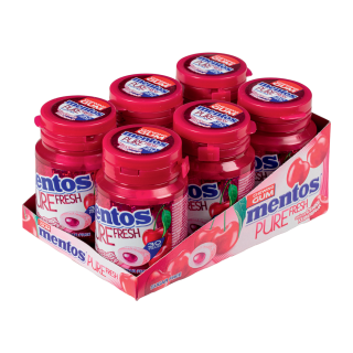 MENTOS GUM PURE FRESH CERISE BTLE 60G/6