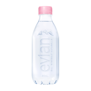 EAU MINERALE NATURELLE PLATE EVIAN NUDE BOUTEILLE PET 40 CL /24