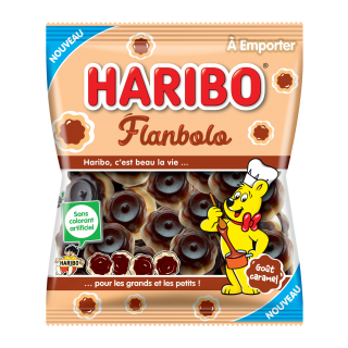 BONBON FLANBOLO HARIBO SACHET 100G/30 