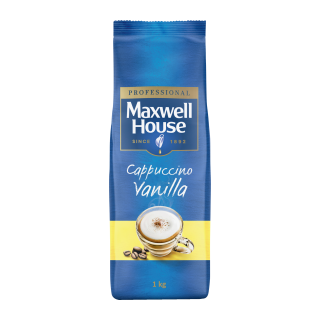 CAPUCCINO VANILLE MAXWELL HOUSE POCHE 1KG /10