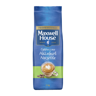 CAPUCCINO NOISETTE MAXWELL HOUSE POCHE 1KG /10