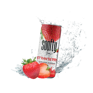 SOOFTY FRAISE CANETTE SLIM 33 CL / 24