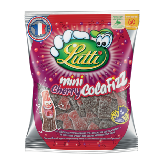 BONBON MINI CHERRY COLA FIZZ LUTTI SACHET 100G/14