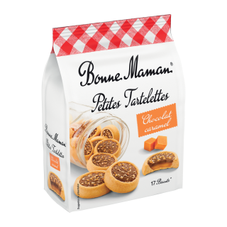 PETITES TARTELETTES CHOCOLAT CARAMEL BONNE MAMAN SACHET 250 G / 12