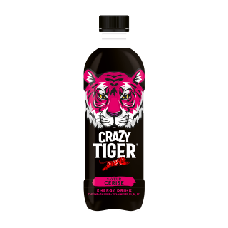 CRAZY TIGER CHERRY BOUTEILLE PET 50 CL / 12