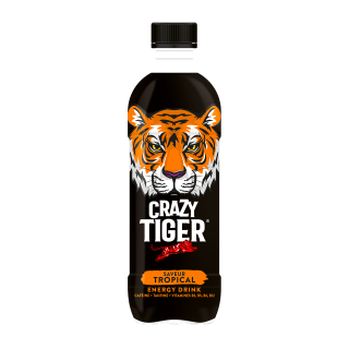 CRAZY TIGER TROPICAL URBAN BOUTEILLE PET 50 CL / 12