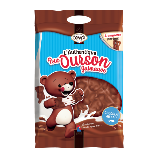 PETIT OURSON CHOCOLAT LAIT GUIMAUVE NUS CEMOI SACHET 91G/14 