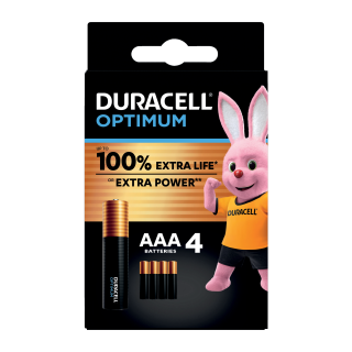 PILE DURACELL AAA/LR03 OPTIMUM BLISTER DE  4 / 8