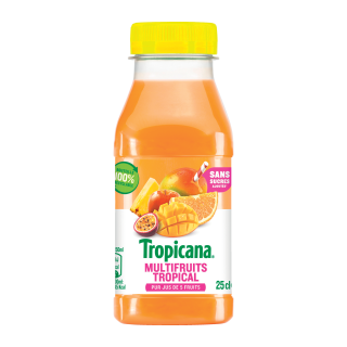 TROPICANA PUR JUS MULTI TROP PET 25CL/12