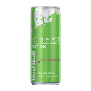 RED BULL GREEN EDITION FRUIT DU DRAGON CANETTE 25 CL / 24