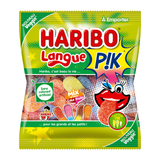 BONBON LANGUE PIK HARIBO SACHET 100G /30