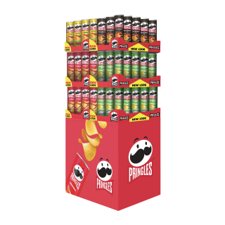 TUILES ASSORTIMENT X4 PRINGLES DISPLAY 175G/114