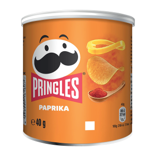 TUILES PAPRIKA PRINGLES BOITE 40G/12