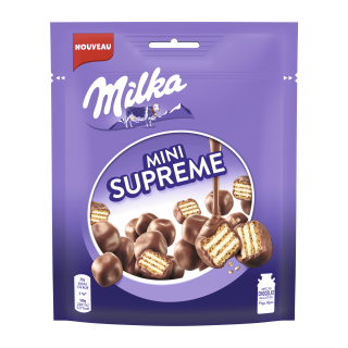 MINI SUPRÊME BILLE CHOCOLAT LAIT MILKA SACHET 110G /8