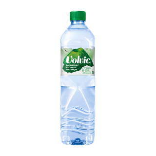 EAU MINERALE NATURELLE PLATE VOLVIC BOUTEILLE RPET 1 L / 6