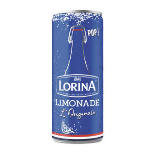 LORINA LIMONADE REGULAR CANETTE SLIM 33 CL / 12