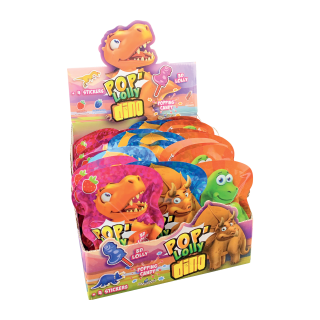 POP LOLLY DINO BOITE CARTON 16G/36