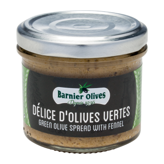 DELICE OLIVES VERTES BARNIER OLIVES POT VERRE 100G/12 