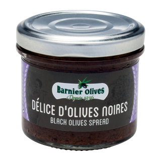 DELICE OLIVES NOIRES BARNIER OLIVES POT VERRE 100G/12 