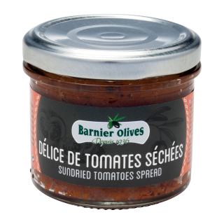 DELICE DE TOMATES SECHEES BARNIER OLIVES POT VERRE 100G/12 