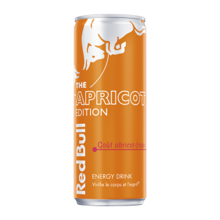 RED BULL APRICOT EDITION  ABRICOT FRAISE CANETTE 25 CL / 24