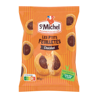 P'TITS FEUILLETES ST MICHEL SACHET 80 G / 30