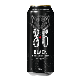 BIERE 8.6 BLACK 7.9° CANETTE 50 CL / 12