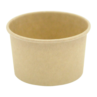 POT À GLACE KRAFT BRUN 5OZ - 86X74X51 MM - 15 CL