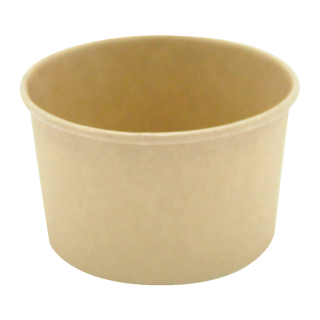 POT À GLACE KRAFT BRUN 6OZ - 95X80X50 MM - 18 CL