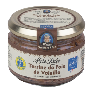 TERRINE DE FOIE DE VOLAILLE MÈRE LALIE BOCAL VERRE 180 G / 6