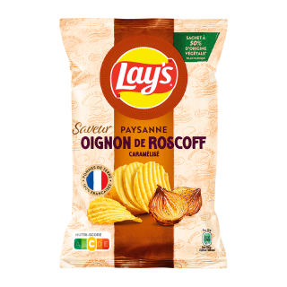 LAYS PAYSANNE OIGNONS DE ROSCOFF 120G/24