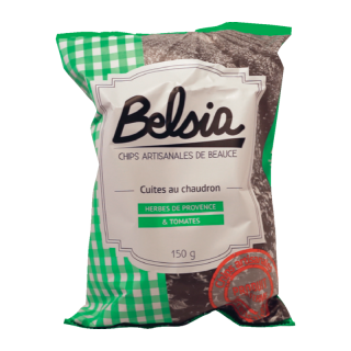 BELSIA CHIPS ARTISANALES HERBES 150G/10