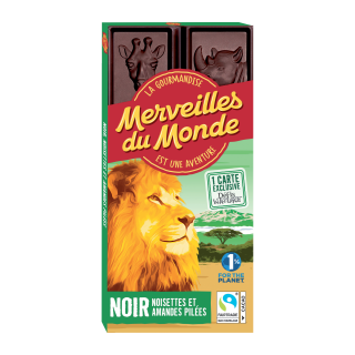 CHOCOLAT NOIR MERVEILLES DU MONDE TABLETTE 100G /16