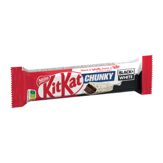 KIT KAT CHUNKY BLACK & WHITE CHOCOLAT ENROBAGE BLANC KIT KAT BARRE 42G /24