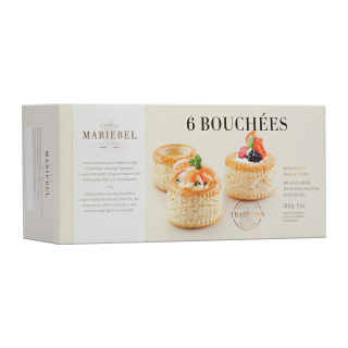 BOUCHEES FEUILLETEES X6 Ø70MM MARIEBEL ETUI 150 G / 14