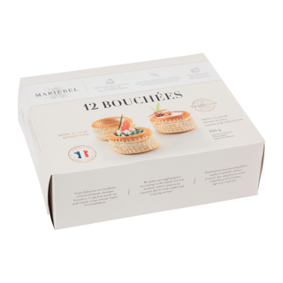 BOUCHEES FEUILLETEES X12 Ø70MM MARIEBEL ETUI 300 G / 10