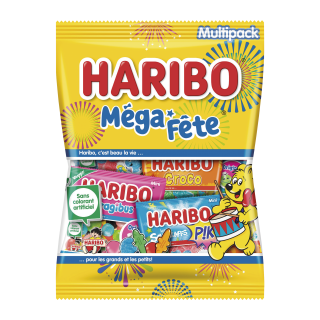 BONBON MEGA FETE HARIBO SACHET 320G/24