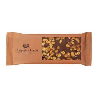 CHOCOLAT NOISETTE LAIT COMPTOIR DU CACAO TABLETTE 40G /18