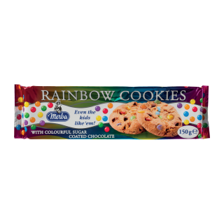 COOKIES RAINBOW MERBA ETUI 150 G / 22