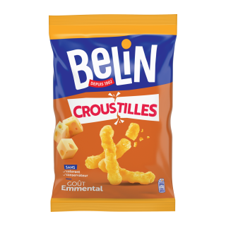 CROUSTILLES EMMENTAL BELIN SACHET 138G /24