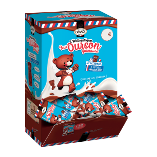 PETIT OURSON CHOCOLAT LAIT GUIMAUVE CEMOI FLOWPACK VRAC 2,76KG