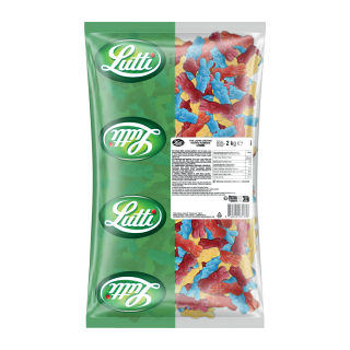 BONBON LAPINS CRETINS LUTTI SACHET VRAC 2KG /1